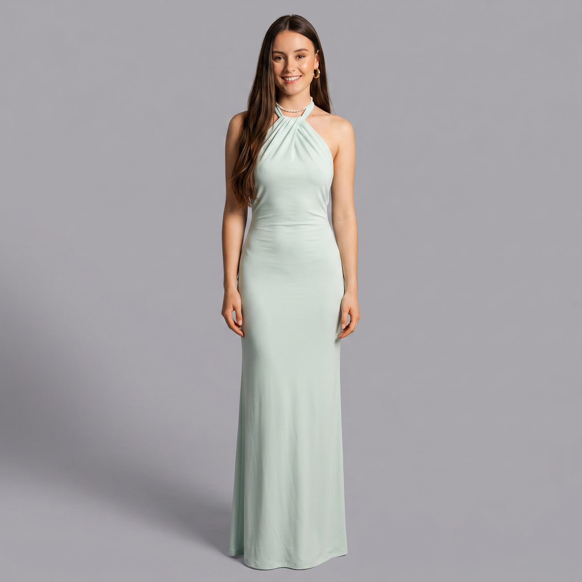 Lace A-Line Knee-Length Dress