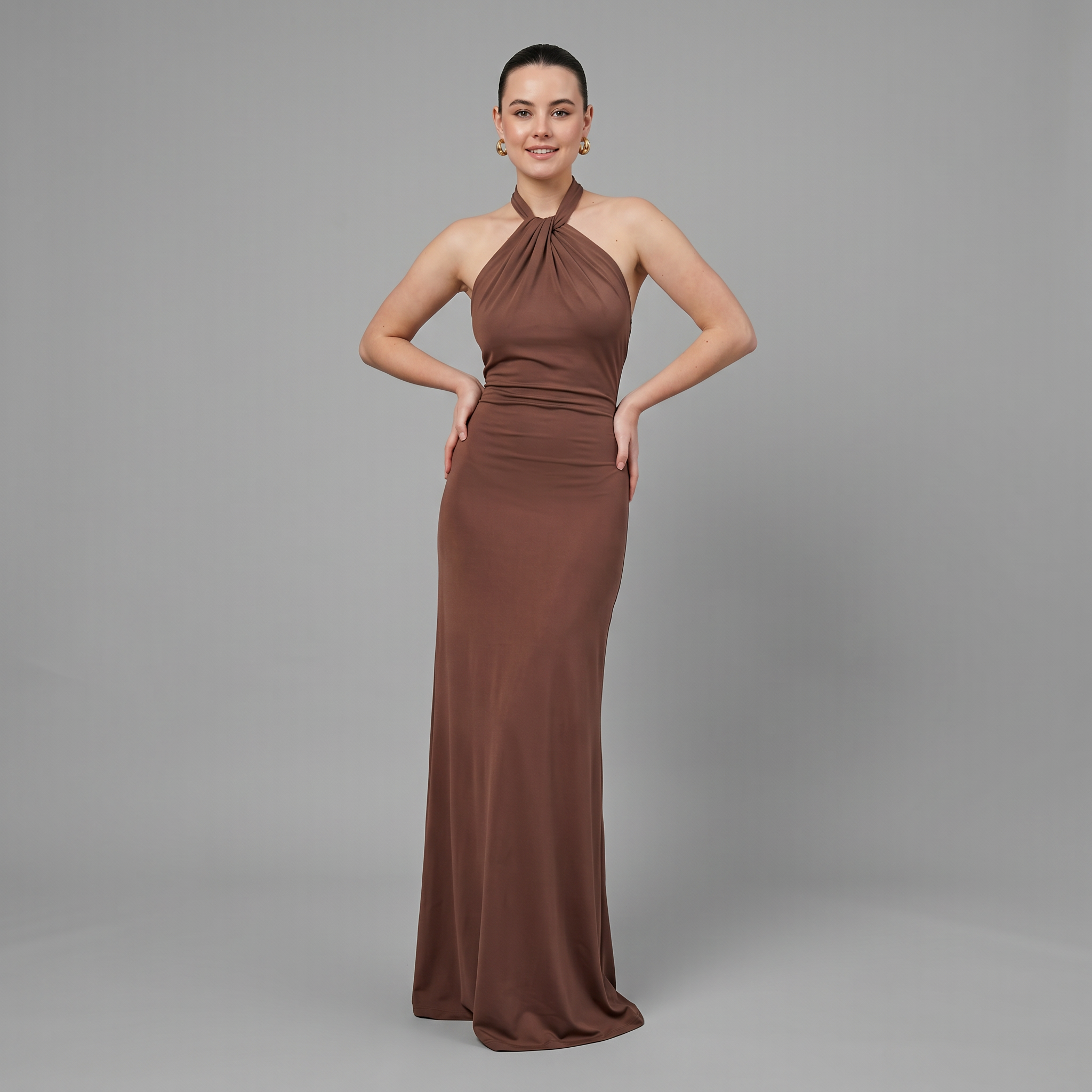 Lace A-Line Knee-Length Dress