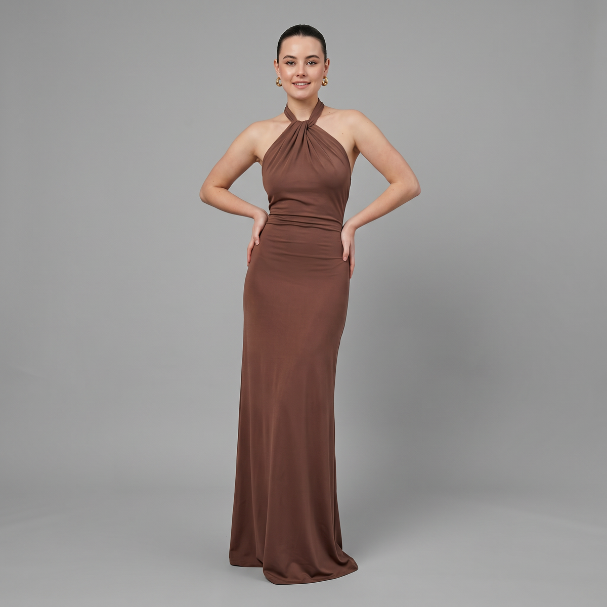 Lace A-Line Knee-Length Dress