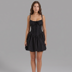 Elegant Spaghetti Strap Midi Dress