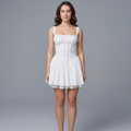 Elegant Spaghetti Strap Midi Dress