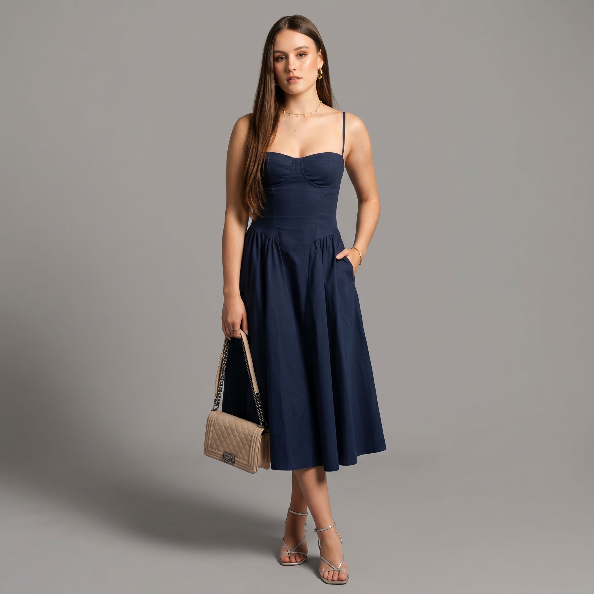 Pleated Dress
