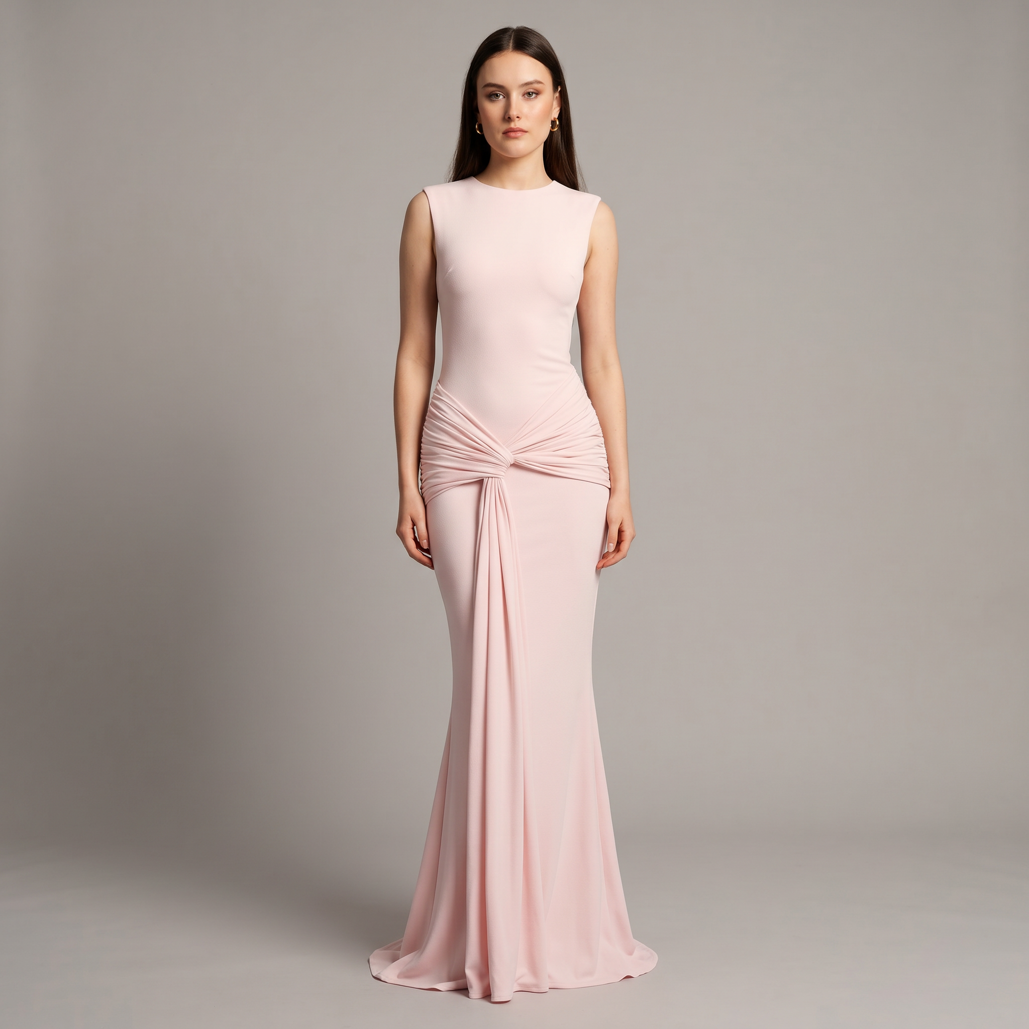 Lace A-Line Floor-Length Dress