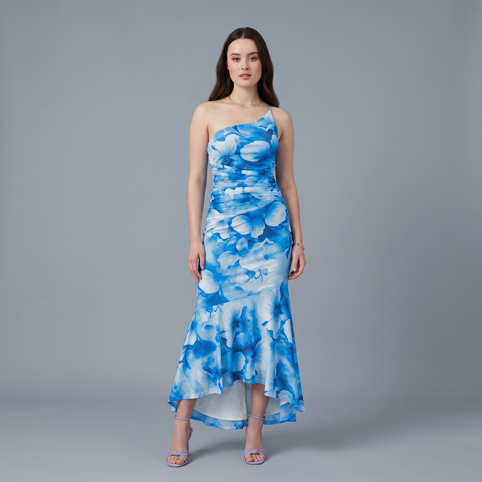 Floral A-Line Maxi Dress