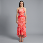 Floral A-Line Maxi Dress