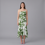Floral A-Line Maxi Dress