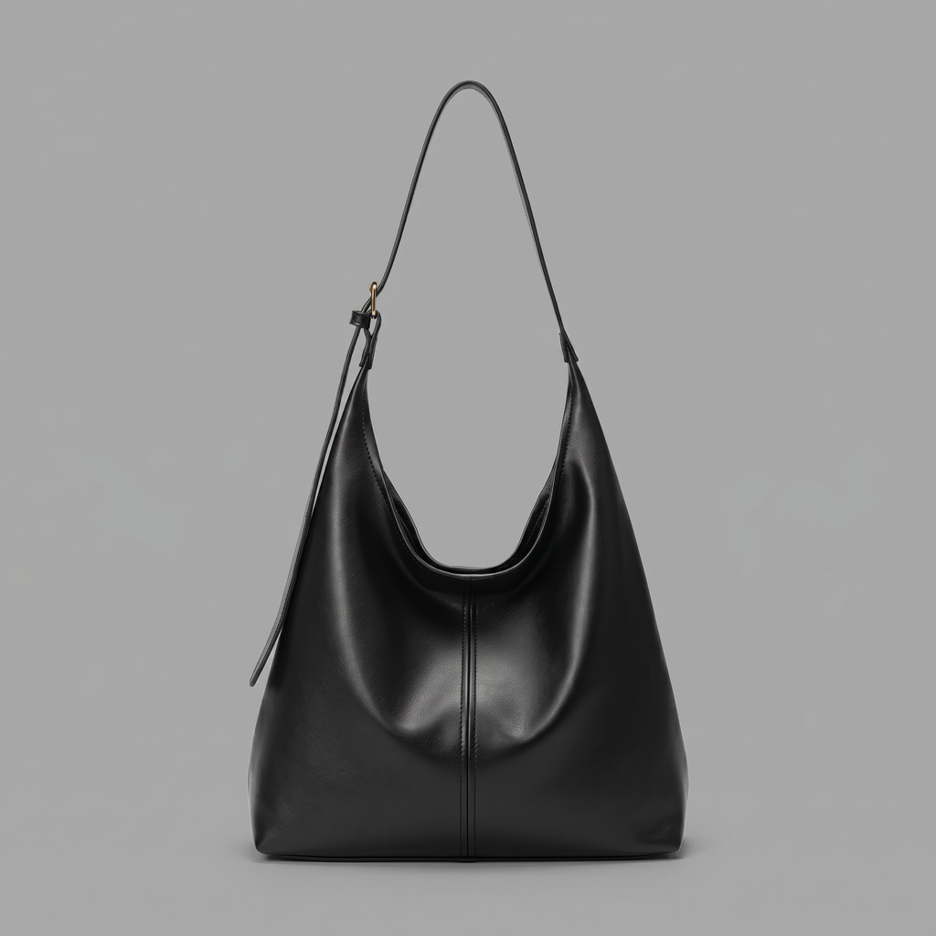 Vegan Leather Large Hobo Bag