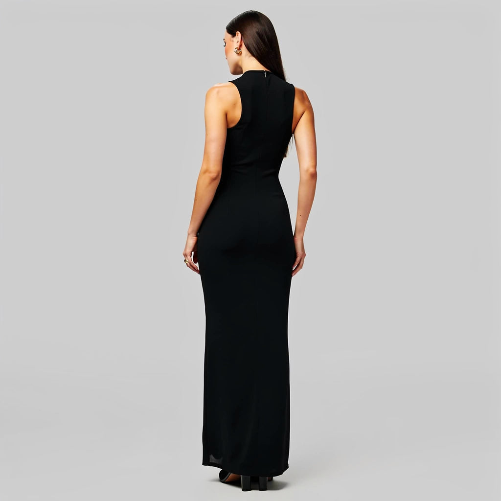 Wrap Floor-Length Dress