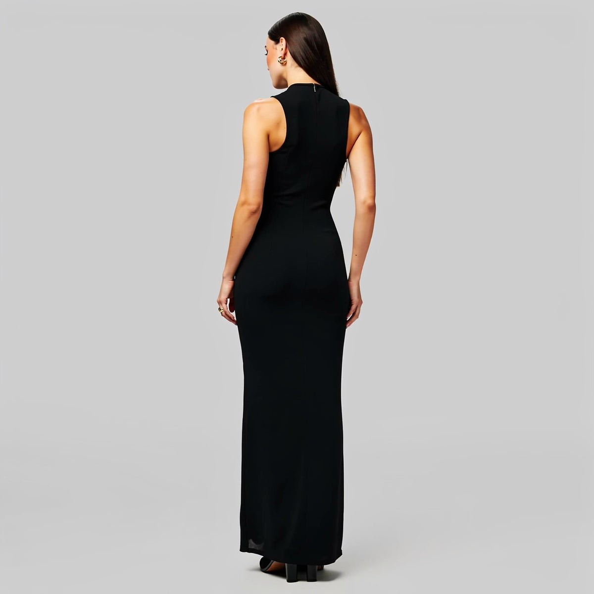 Wrap Floor-Length Dress