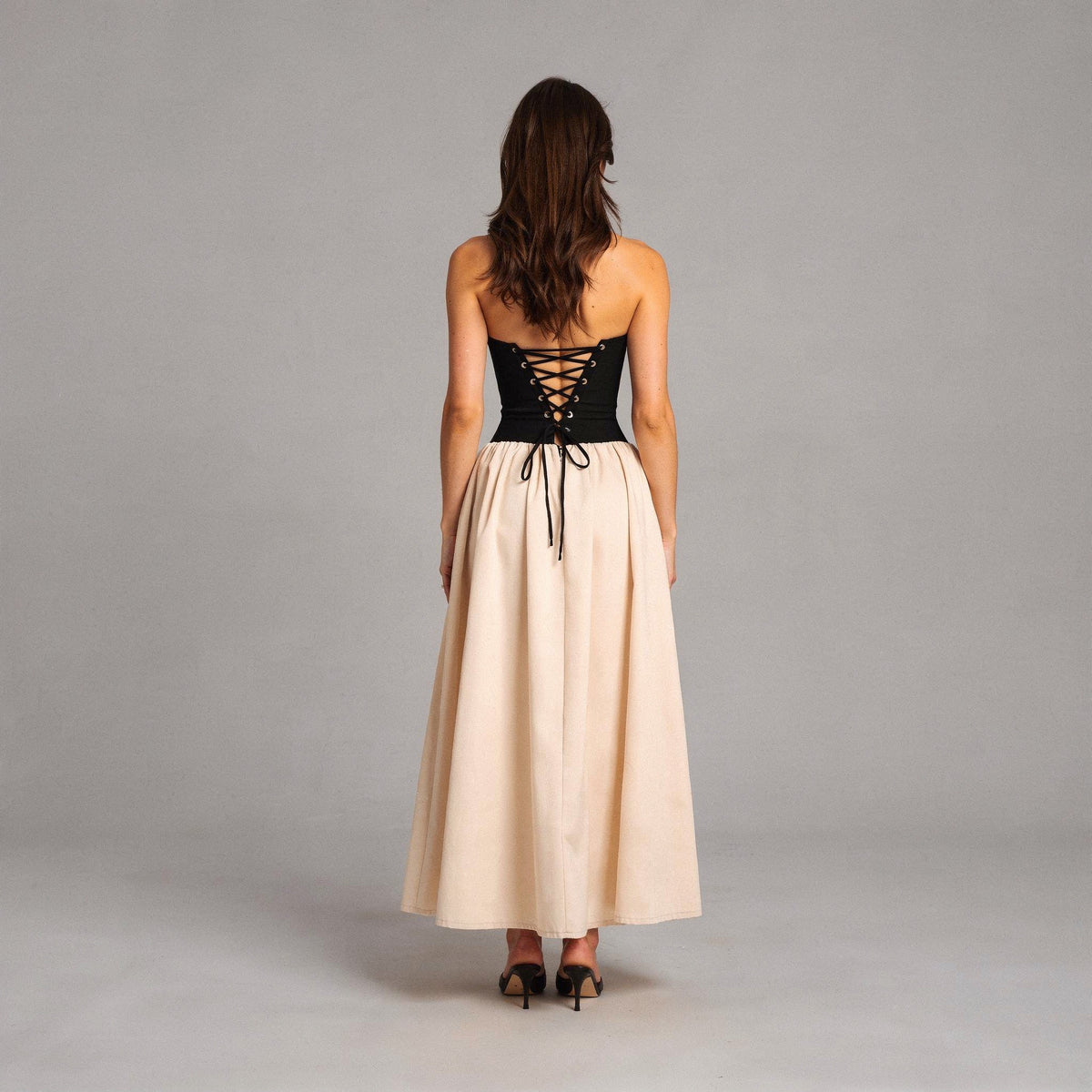 Strapless Midi Dress