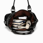 Vegan Leather Large Satchel Bag