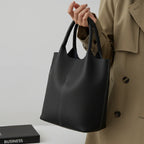 Genuine Leather Mini Tote Bag