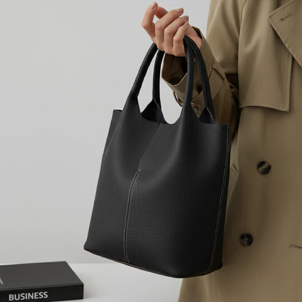 Genuine Leather Mini Tote Bag