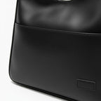 Vegan Leather Large Shoulder Bag