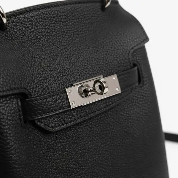 Genuine Leather Mini Satchel Bag