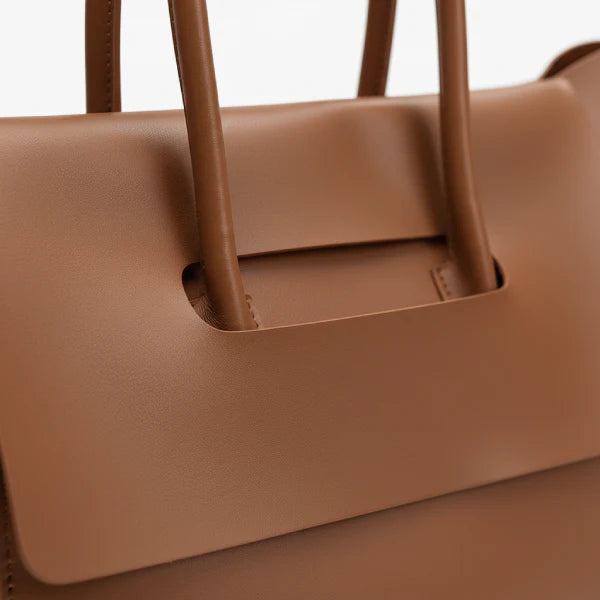Vegan Leather Mini Tote Bag