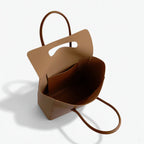 Vegan Leather Mini Tote Bag