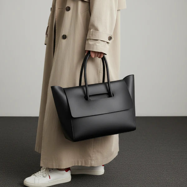 Vegan Leather Mini Tote Bag