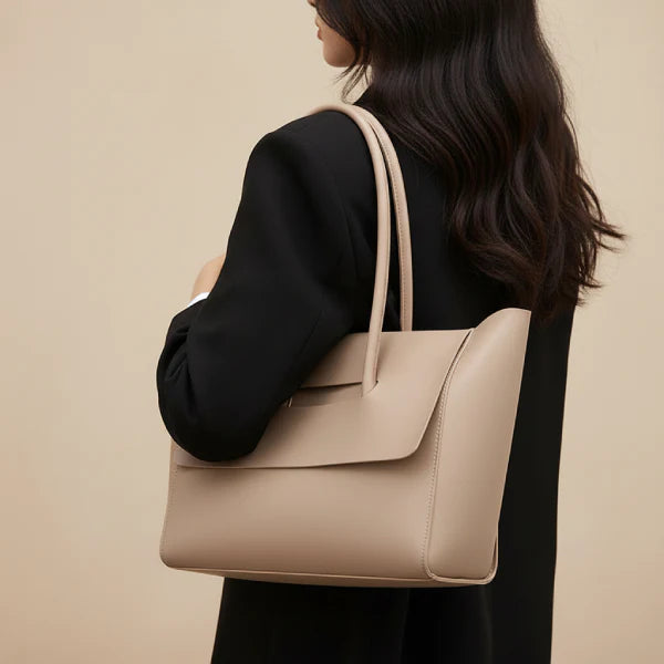 Vegan Leather Mini Tote Bag
