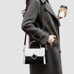 Vegan Leather Mini Satchel Bag