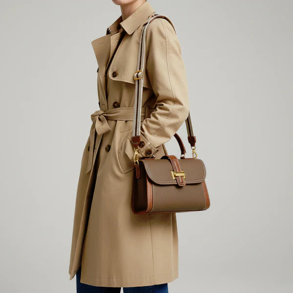 Genuine Leather Satchel Bag