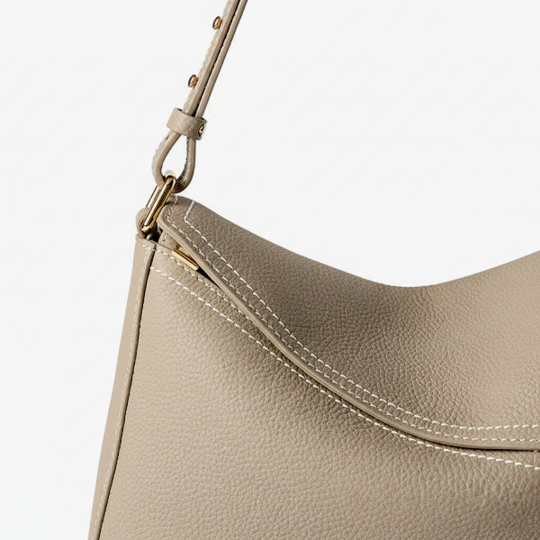 Genuine Leather Hobo Bag