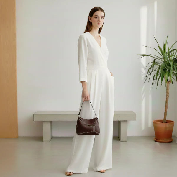 Genuine Leather Hobo Bag