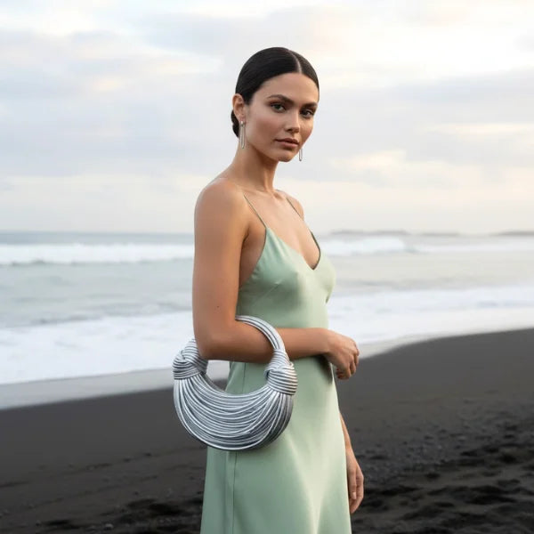 Vegan Leather Mini Evening Clutch
